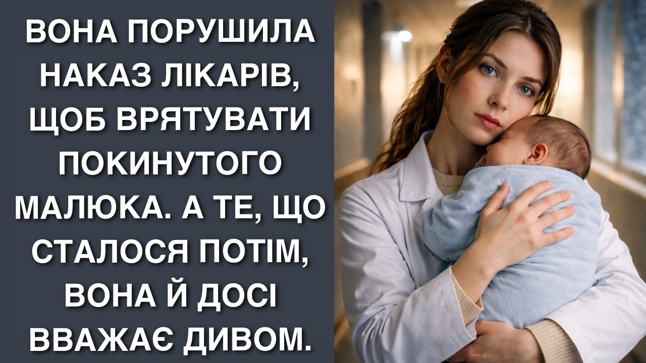 Вона порушила наказ лікарів, щоб врятувати покинутого малюка. А те, що сталося потім, вона й досі