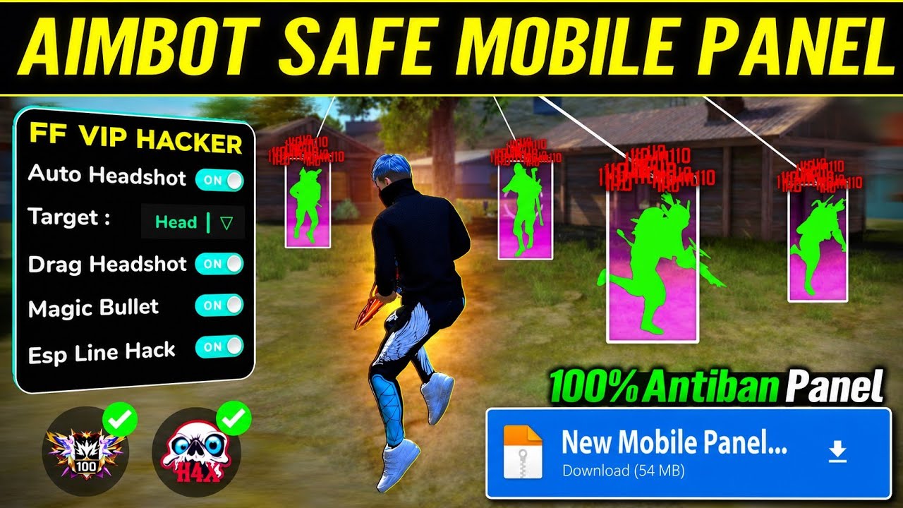 Ob54 Free Fire Mobile Panel 🔥 FF Antiban Panel | New Free Fire Hack 😈 FF Injector 2026 | FF Panel