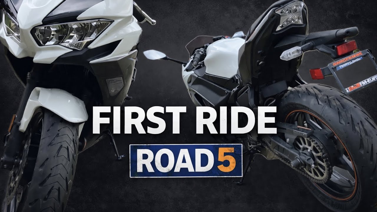 First Ride on Michelin Road 5 | Kawasaki Ninja 650