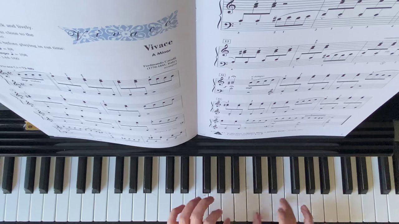 “ Vivace” Piano Adventure Performance Book Level 3A