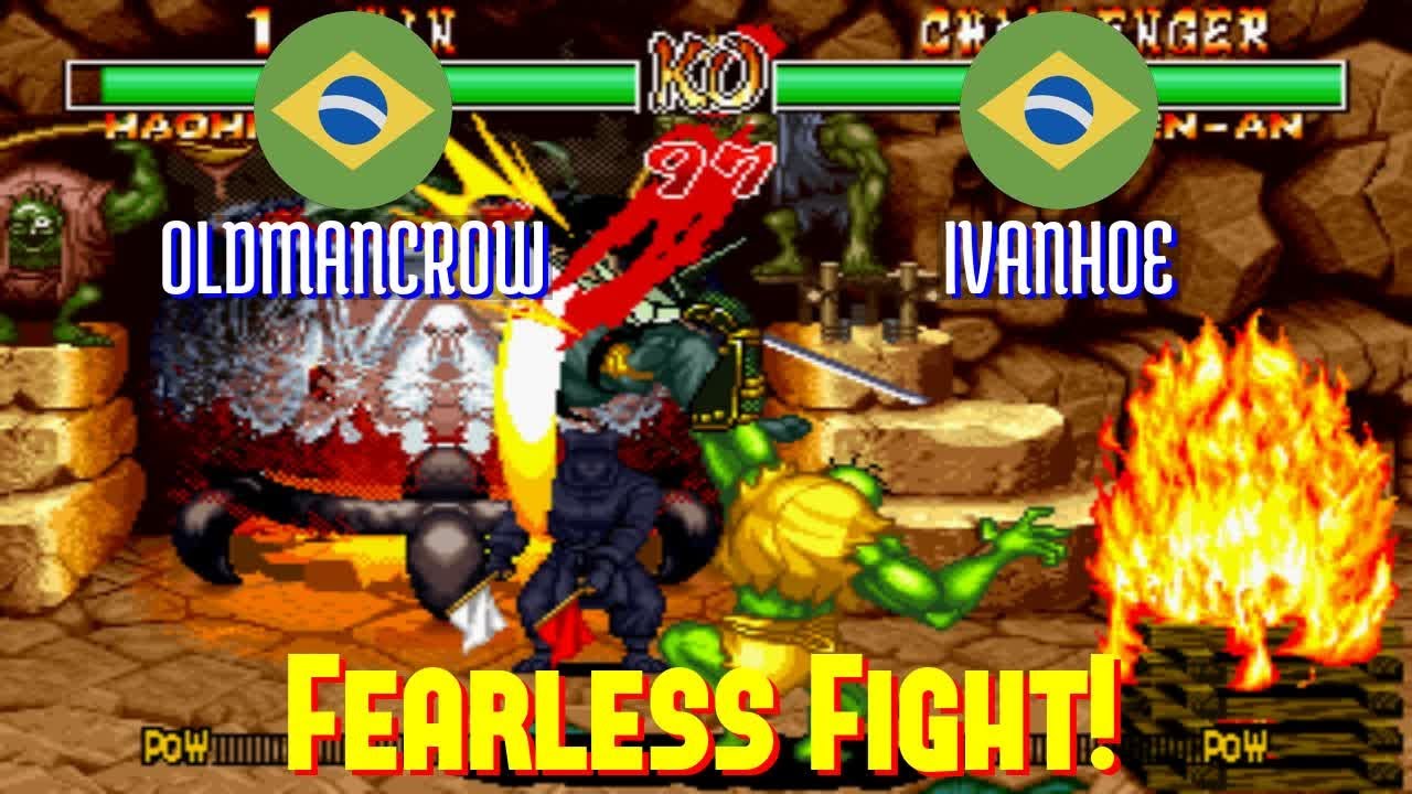 FT5 @samsho2: OLDMANCROW (BR) vs IVANHOE (BR) [Samurai Shodown II Fightcade] Mar 12