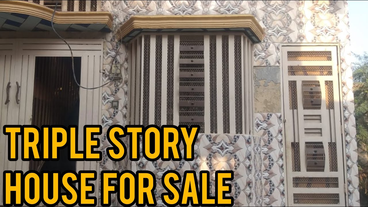 Triple story house for sale in karachi#house #karachi #viral#house for sale #