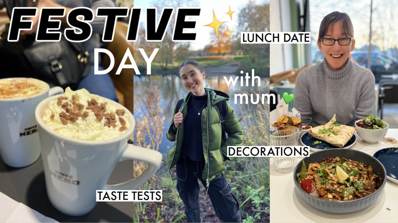 DAY IN MY LIFE WITH MUM & CAFFE NERO VEGAN TASTE TEST