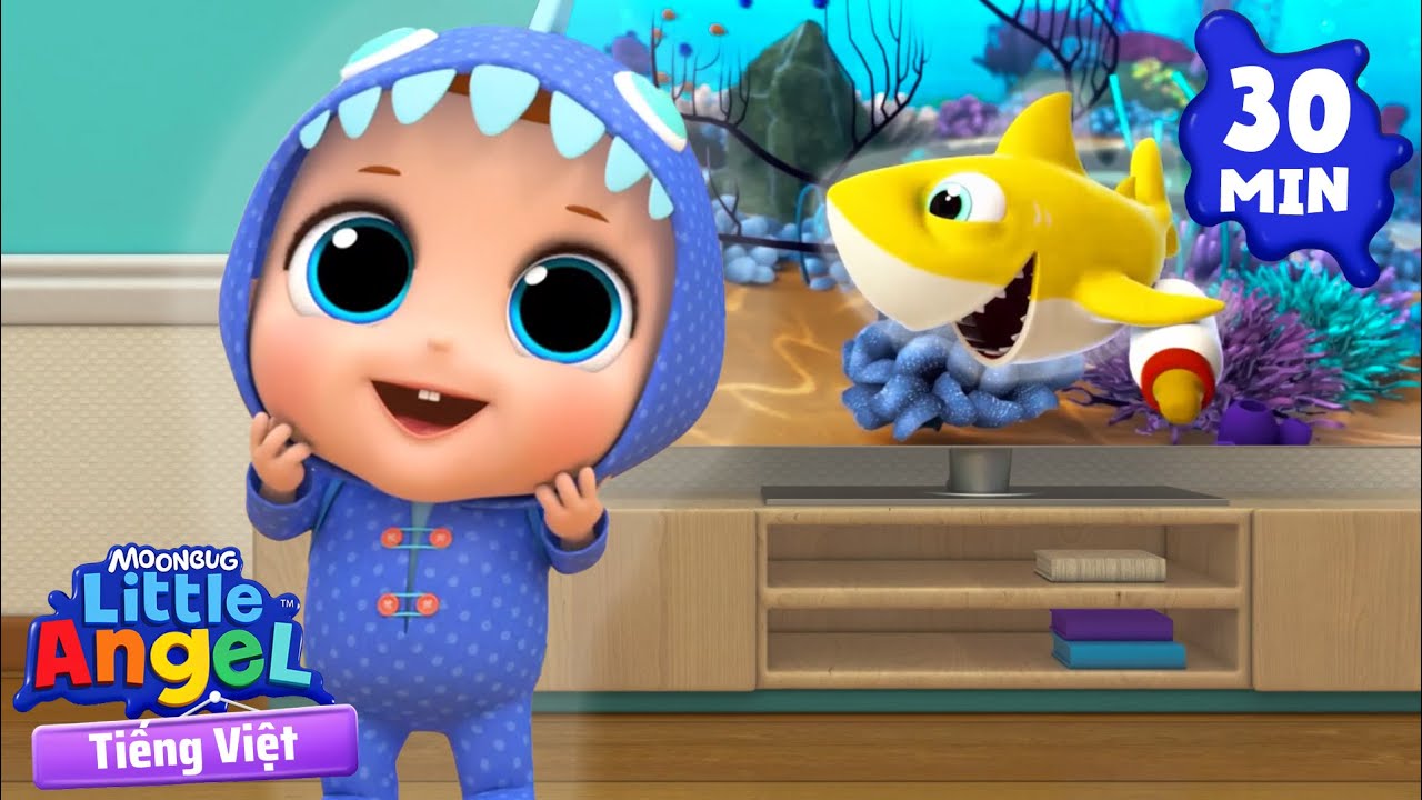 Cá Mập Con | Hoạt Hình Thiếu Nhi | Little Angel Tiếng Việt