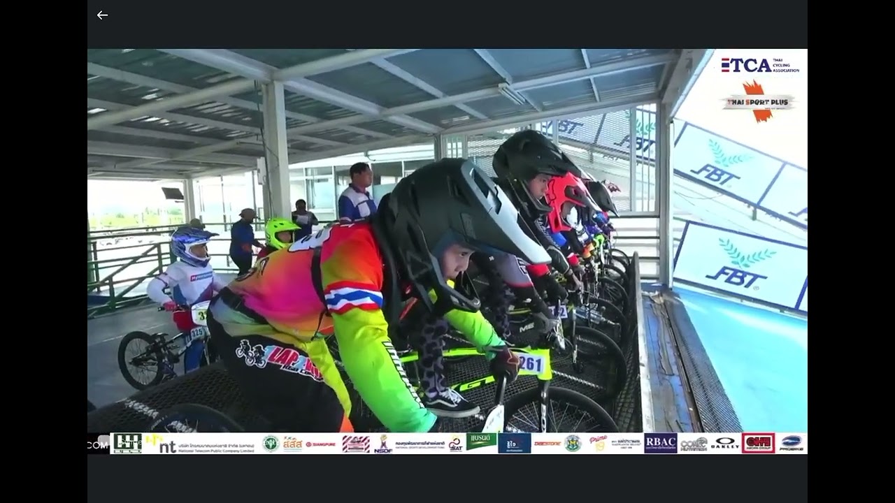 แข่งจักรยานBMX racing Thailand Championship round 5 for 9 Yrs.
