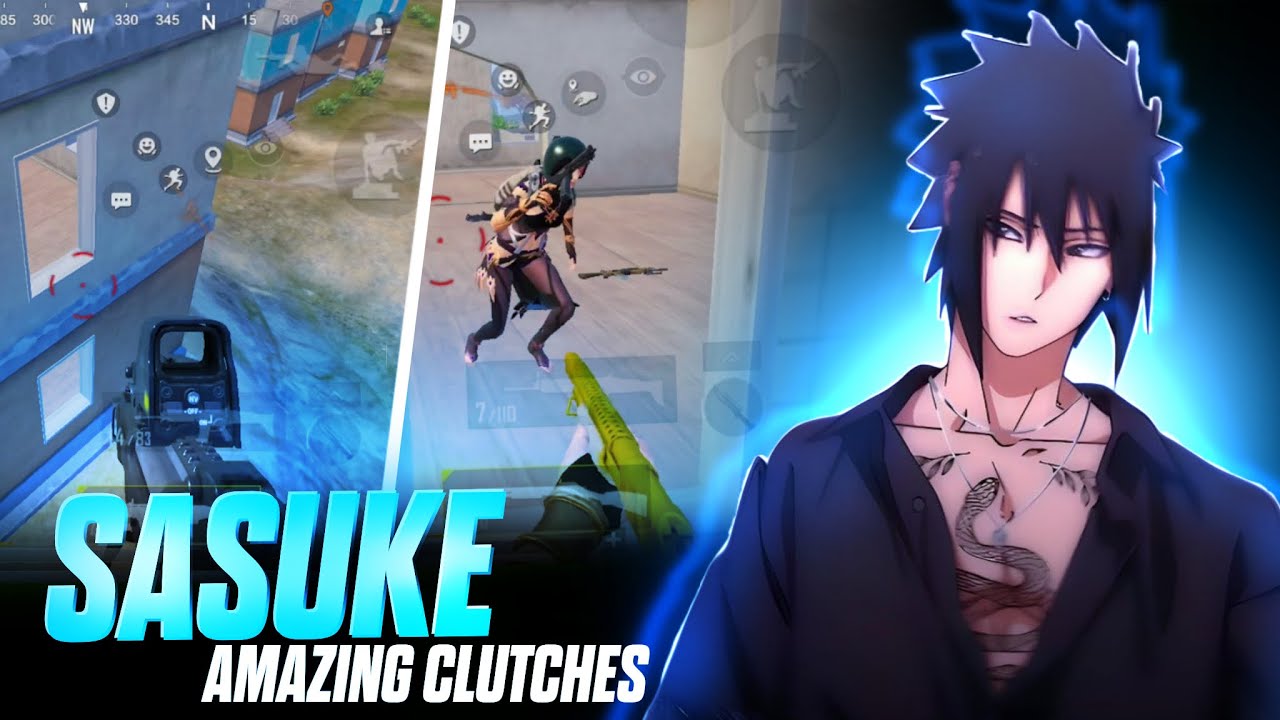 Sasuke amazing clutches ☠️🥵 #bgmi #pubgmobile 
