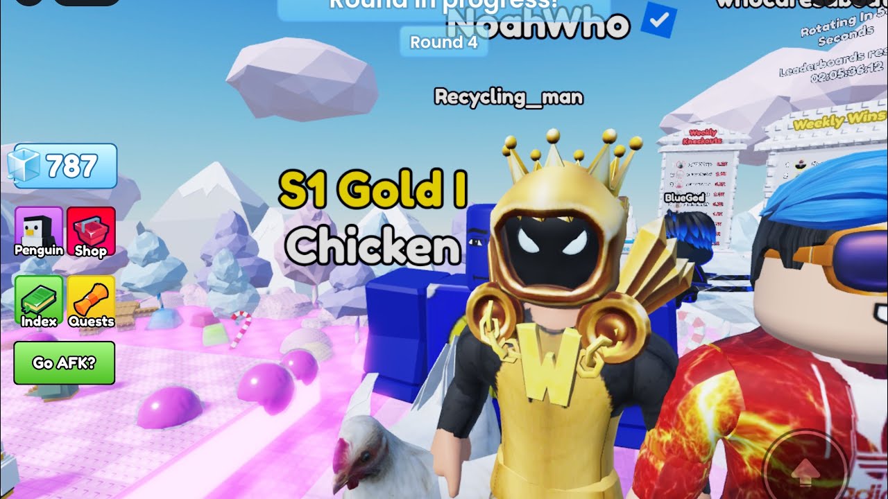 I MET A VERIFIED PERSON IN KNOCKOUT ROBLOX