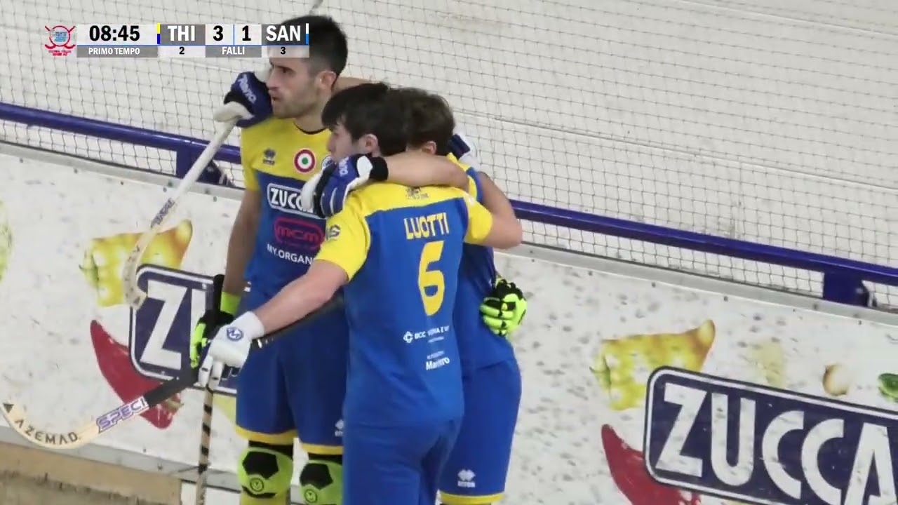 Highlights - Serie A2 - Coppa Italia - Gir.B - G.5 - Post. -  Hockey Thiene x Telea Medical Sandrigo