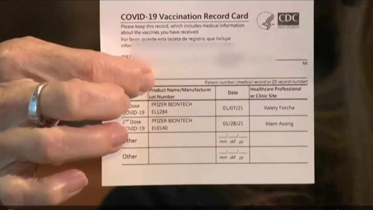 Risks of sharing your COVID-19 vaccine card online
