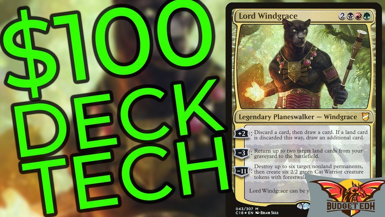 Lord Windgrace | Commander 2018 Nature's Vengeance Upgrades | Magic the Gathering | EDH | Lands