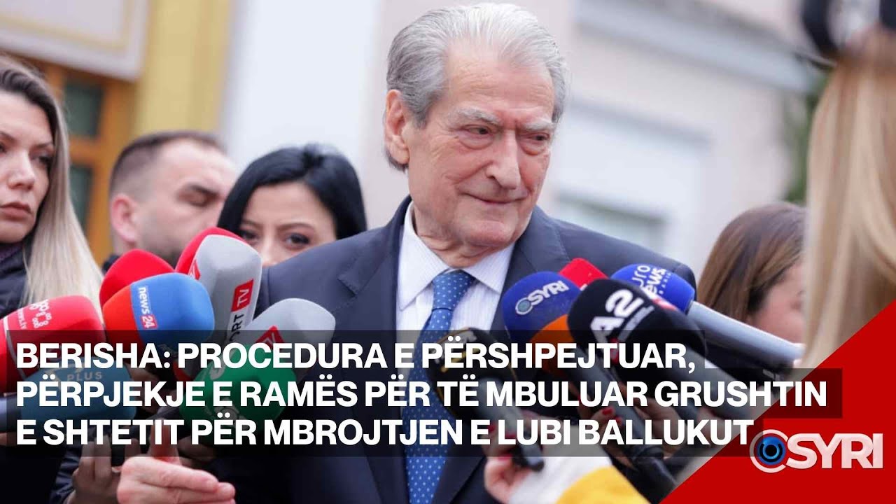 Kreu i PD, Sali Berisha flet jashtë Kuvendit