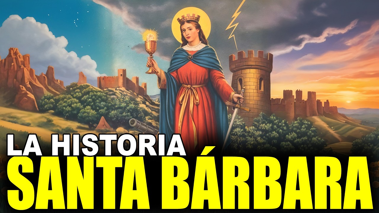 🔎 DESCUBRE la INSPIRADORA VIDA de SANTA BÁRBARA✝️