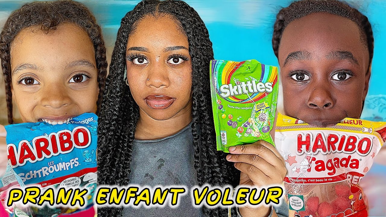 PRANK : MAEL ET JADE VOLE DES BONBONS