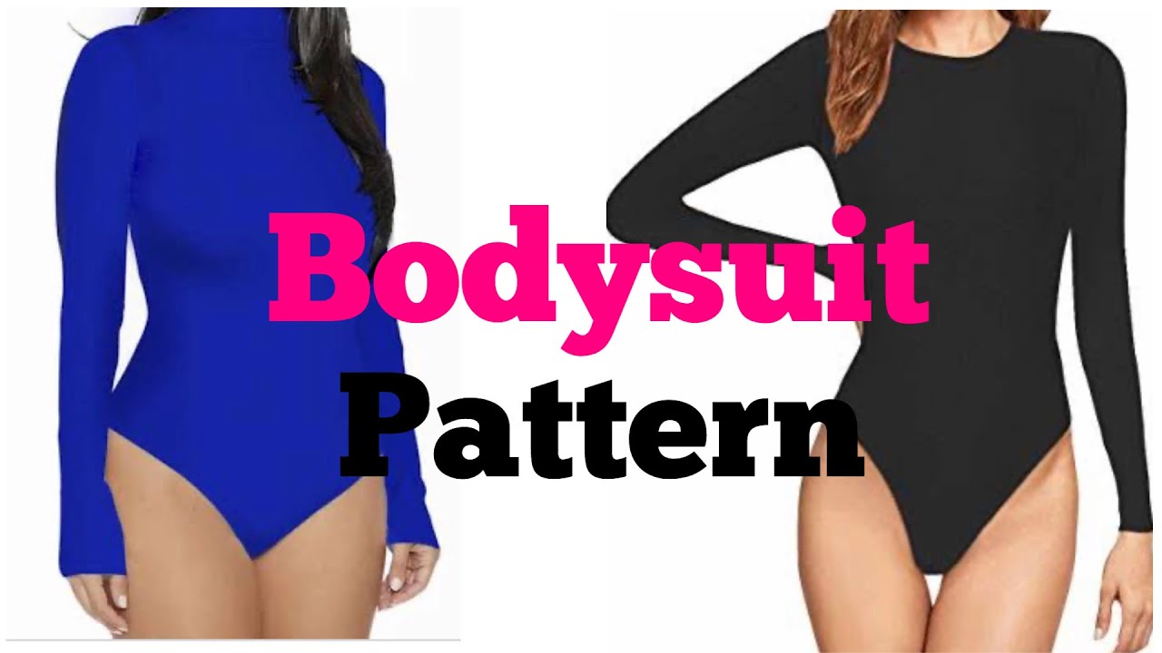 BODYSUIT PATTERN // HOW TO DRAFT A BODYSUIT // DETAILED PATTERN