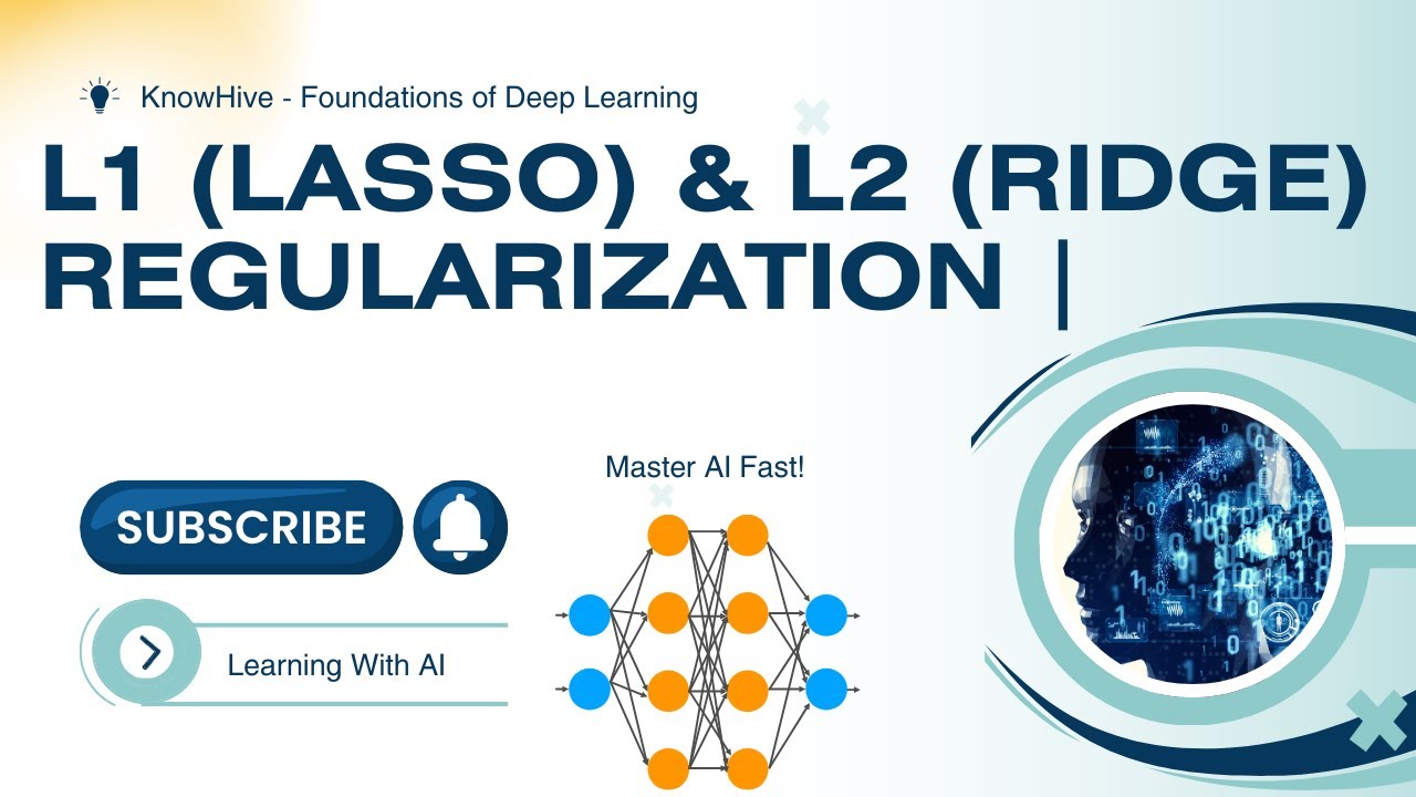 2.6 L1 vs L2 Regularization Explained | How to Prevent Overfitting in Deep Learning