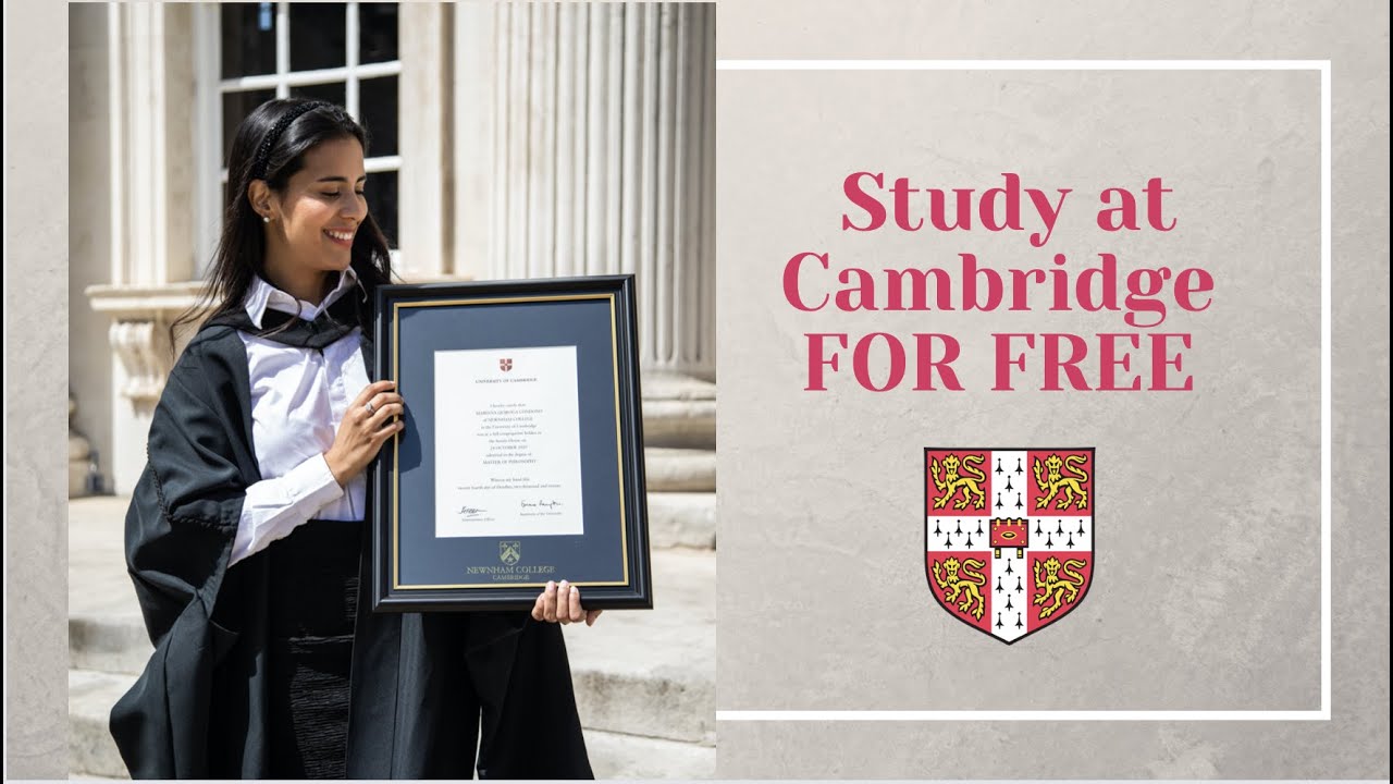 Study at Cambridge University for FREE | 1min about funding