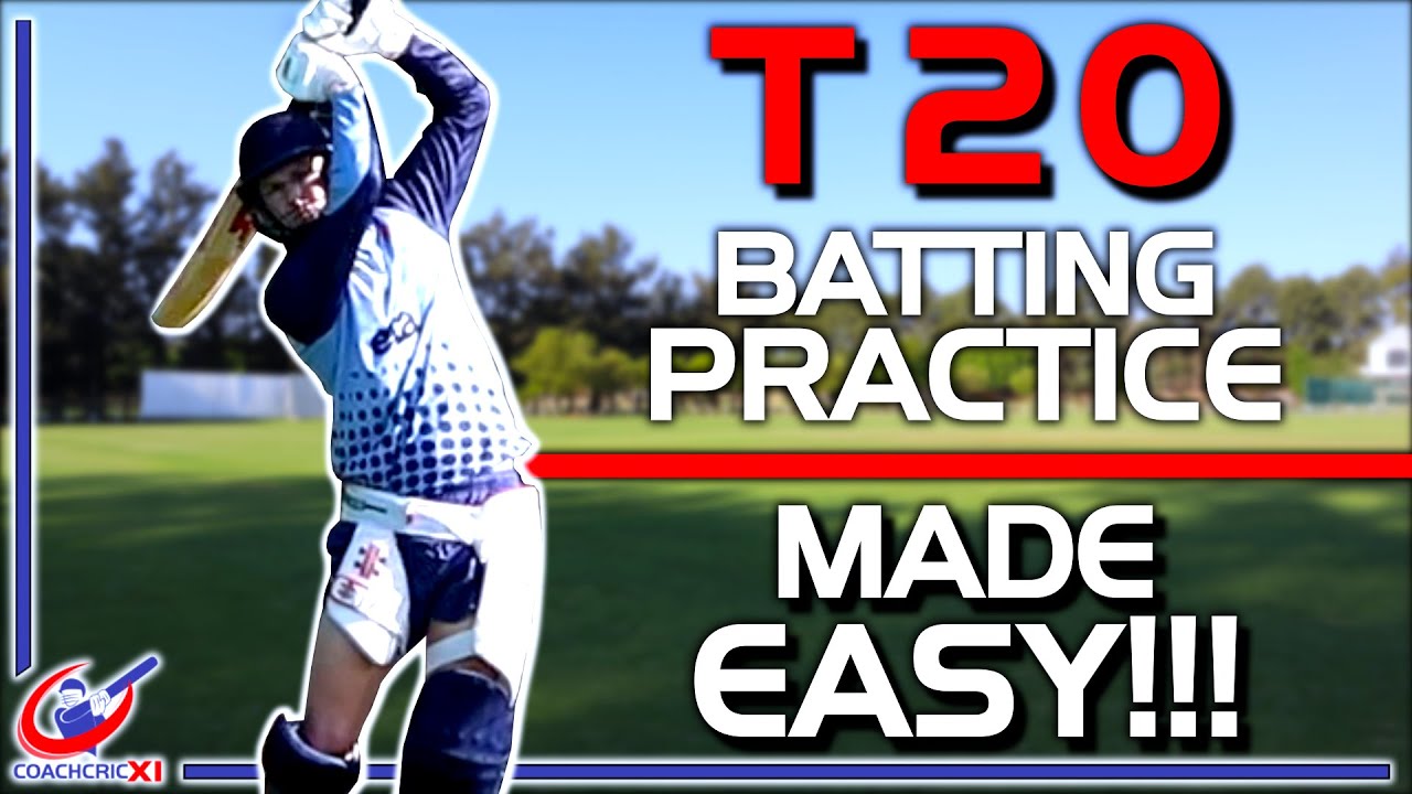 How to practice T20 batting (FULL SESSION)