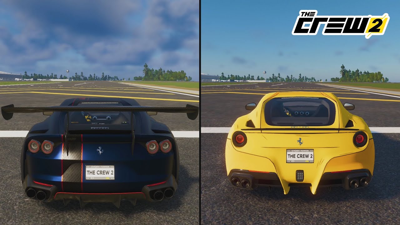 The Crew 2 | Ferrari 812 Superfast 2017 vs. Ferrari F12 Berlinetta 2013 Performance Comparison