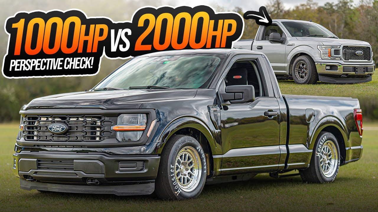 2000HP VS 1000HP | 4WD Truck Perspective Check! (Quickest/Fastest 2024 F150)