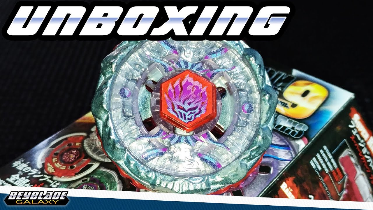 Unboxing BB-123 Fusion Hades AD145SWD [Metal Fight Beyblade] [PT-Br]