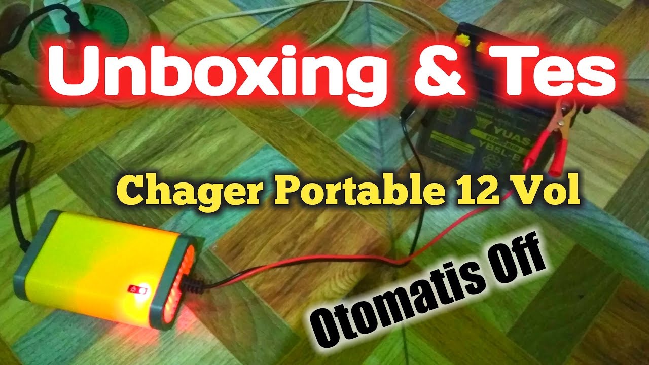 Charger aki motor | Unboxing & Tes