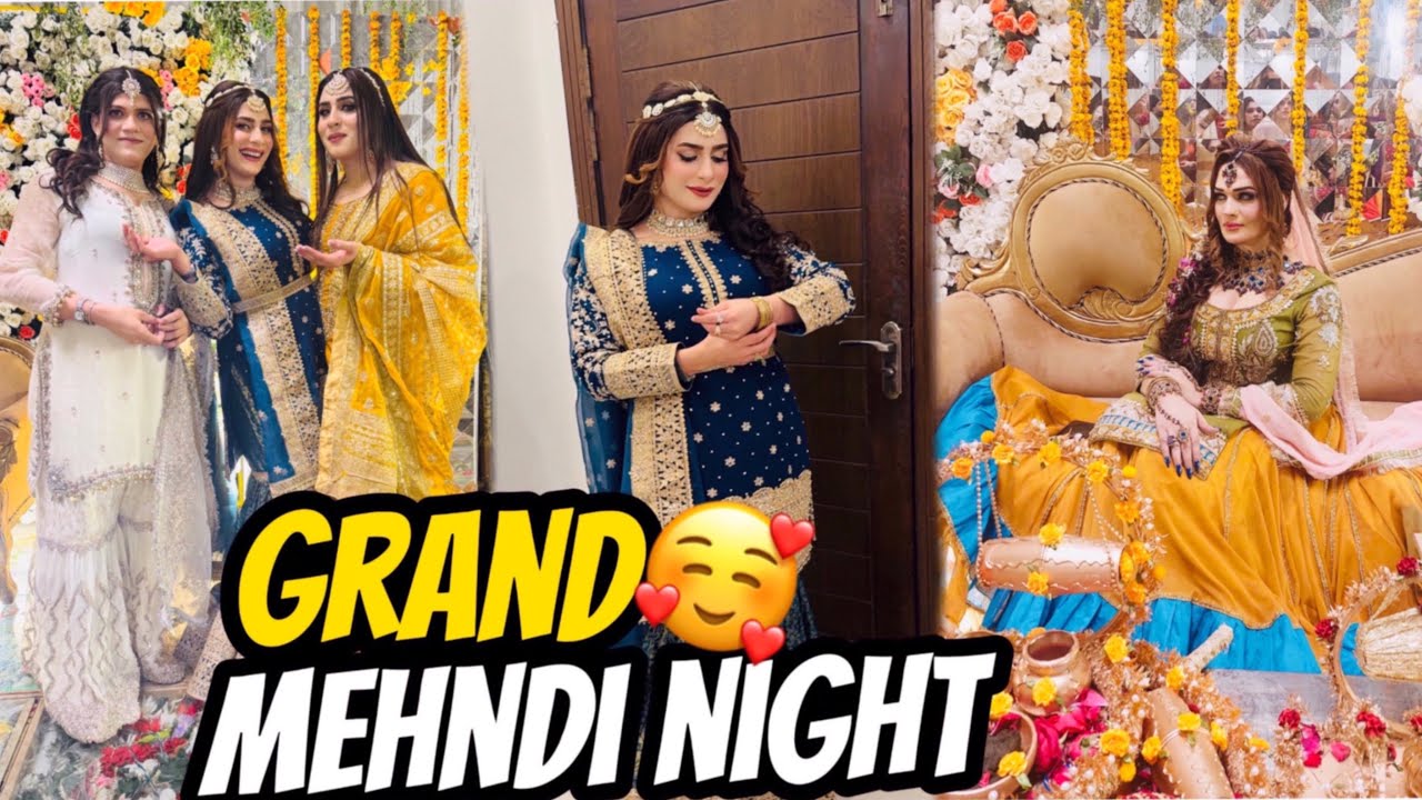 Grand Mehndi Event🥰|Special Dances💃| Sia G Is Back🥰| Maya Khan Vlogs🥰😍