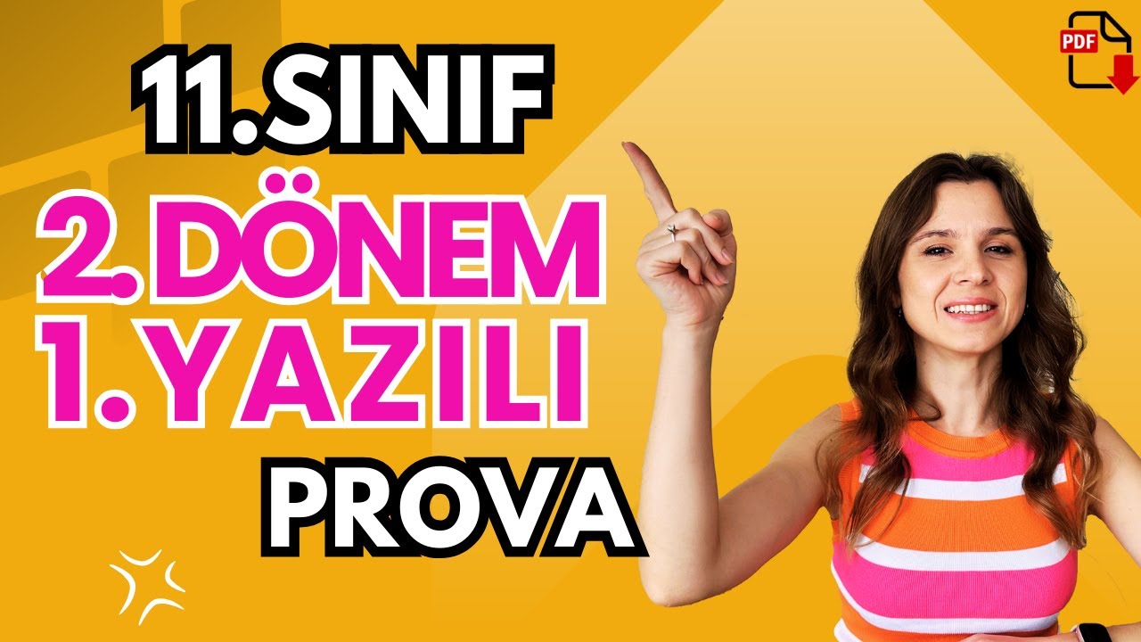 11.SINIF  | 2.DÖNEM 1.YAZILI PROVA | MATEMATİK