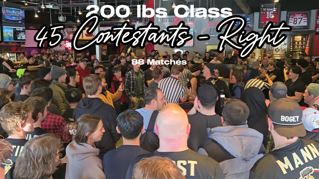 All Right Arm 200lbs Pins - Armcats Arm Wrestling Jan 2026