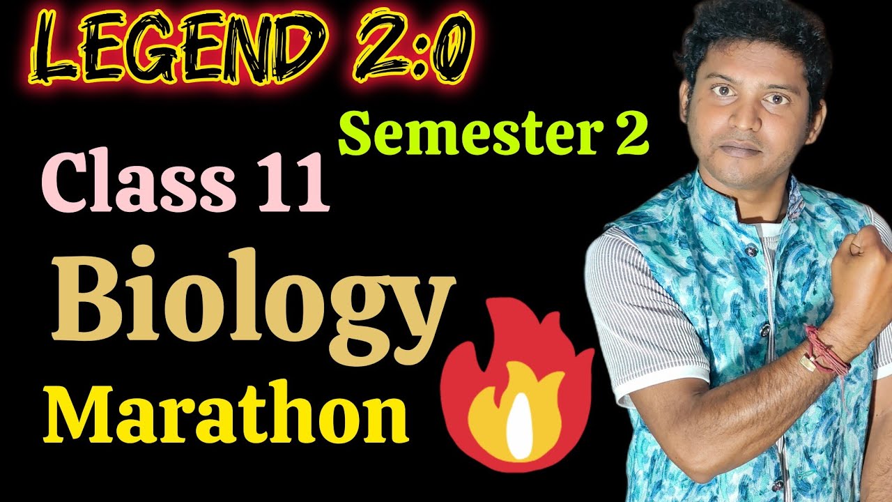 Class 11 Semester 2 Biology Legend 2:0 Suggestion/Biology Marathon/Class XI 25 Years PYQ