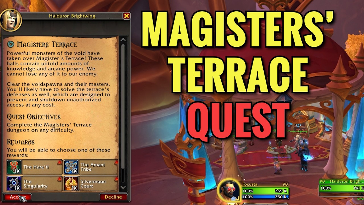 Magisters' Terrace Quest (WoW Midnight)