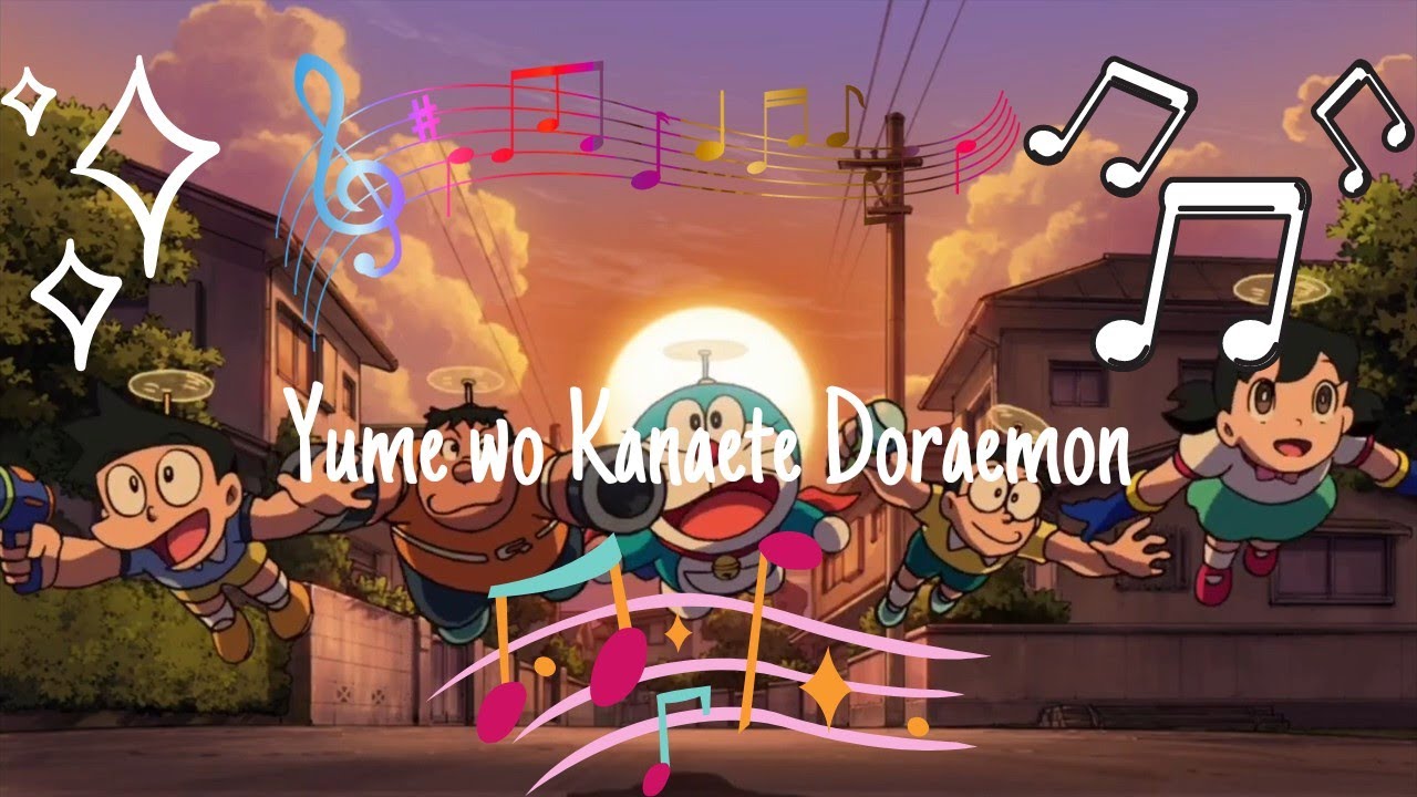 [ Nightcore ] Yume wo Kanaete Doraemon - Doraemon Opening Song ( AMV ) [ Jpop ]