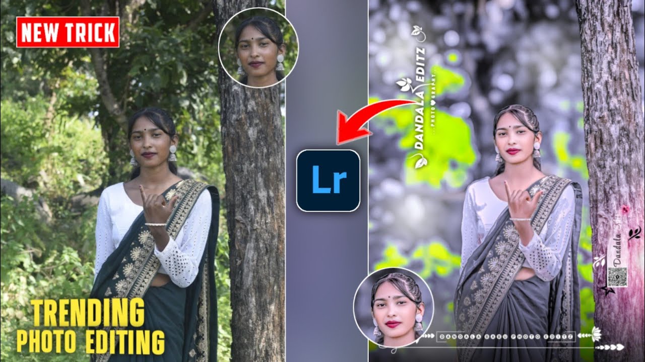 Lightroom Viral Green Tone 🌿 Trending Photo Editing 😍 2026 | कैसे करें ? Dandala Editz 
