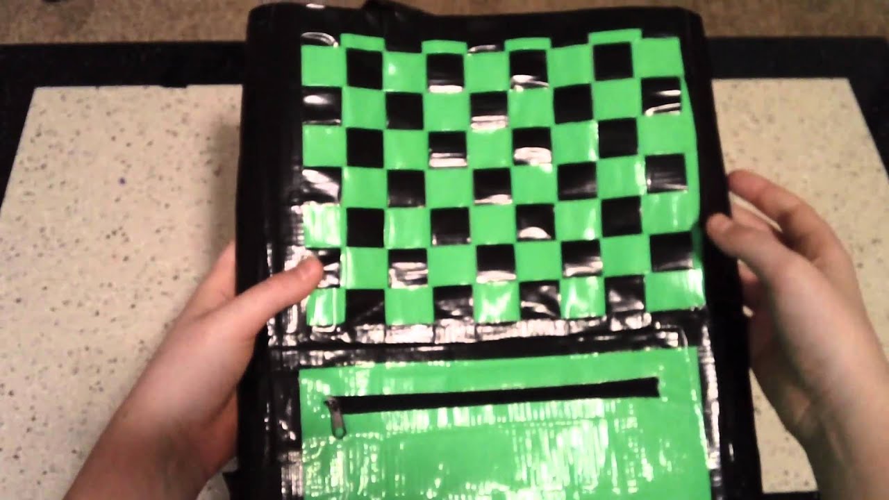 Duct tape backpack