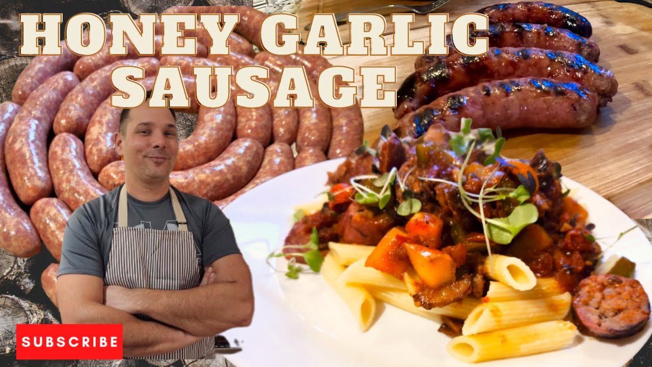 Honey Garlic Sausage perfect for all your family and friends. Fresh & all Natural.