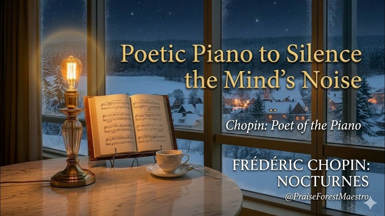 Poetic Piano to Silence the Mind | Frédéric Chopin: Nocturnes Full Album @PraiseForestMaestro