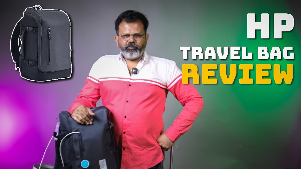 HP Travel Laptop Backpack | Made for one-bag lifestyle | Hindi/Urdu