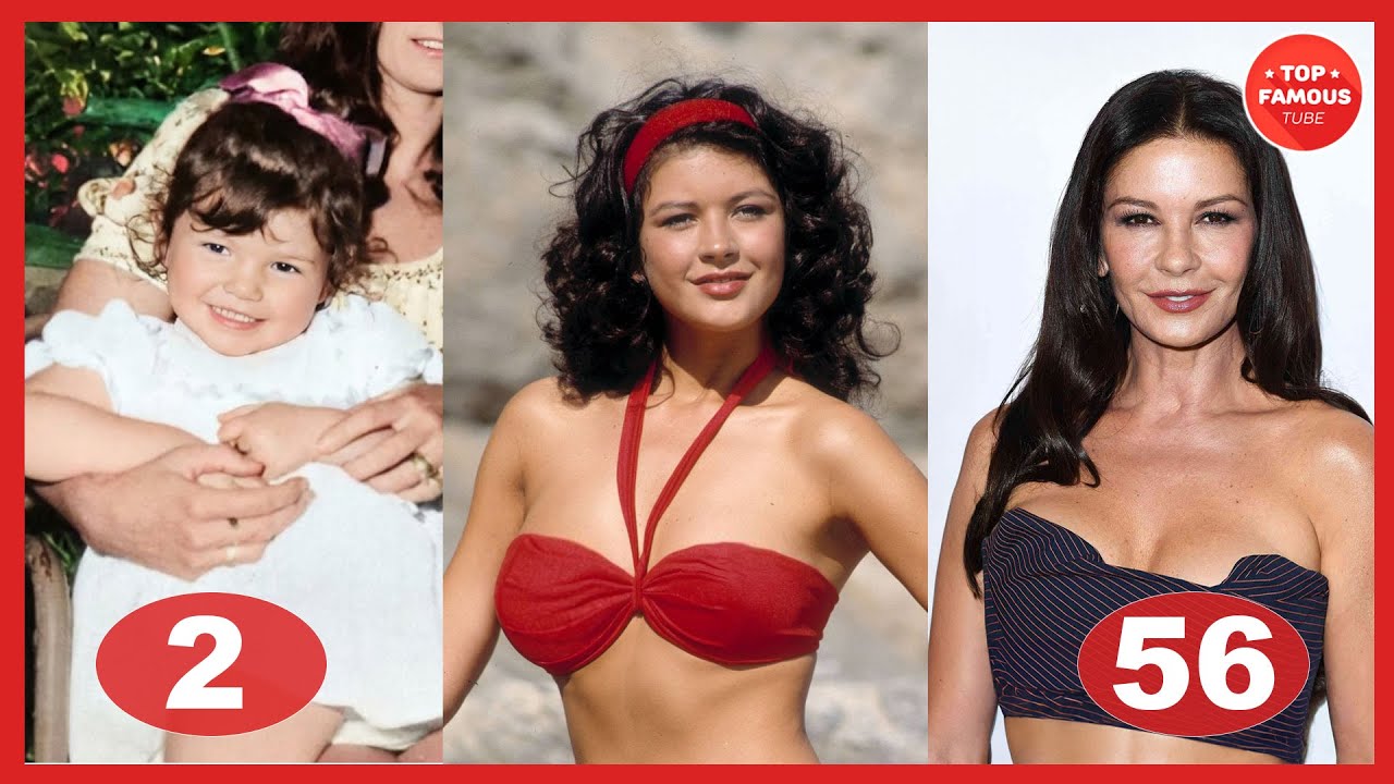 Catherine Zeta-Jones Through the Years ⭐ Transformation From 1 to 56 Years Old