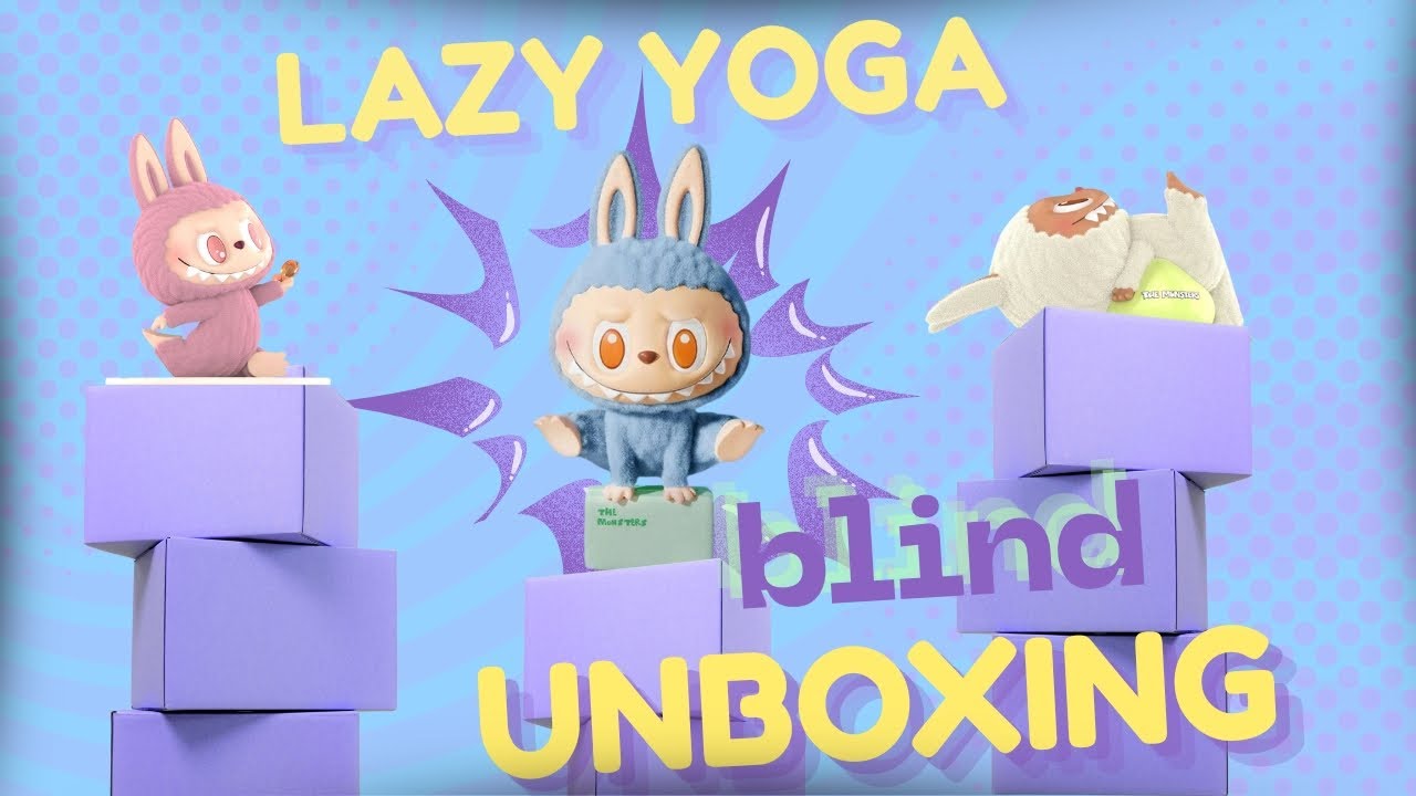 HUGE LABUBU UNBOXING!! Lazy Yoga **FULL SET** #labubu #popmart