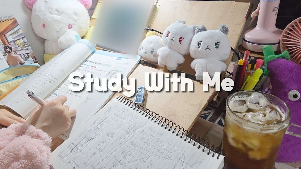 2026.02.26🌙 1h 40m Study With Me | 직장인 스터디 윗미 | ASMR 한적한 시골마을 귀뚜라미 소리가 들리는 밤  