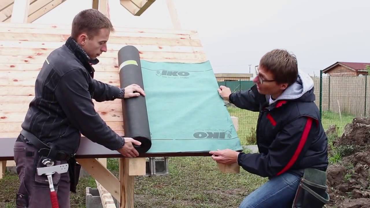 Podkladní pásy IKO - instalace na střechu