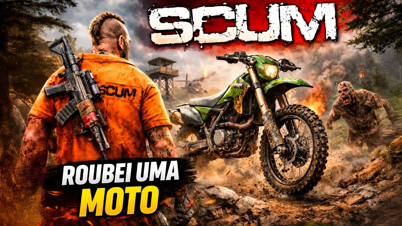 FIQUEI RICO APÓS ROUBAR A MOTO DOS GRINGOS NO SCUM 