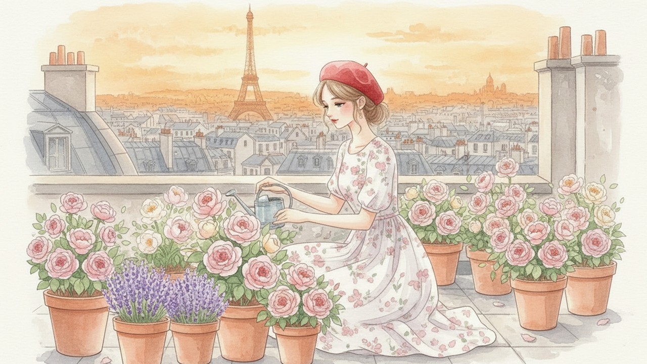 𝐒𝐰𝐞𝐞𝐭 𝐏𝐚𝐫𝐢𝐬 Cafe💮 French Instrumental Music Playlist | Study, Work & Relax