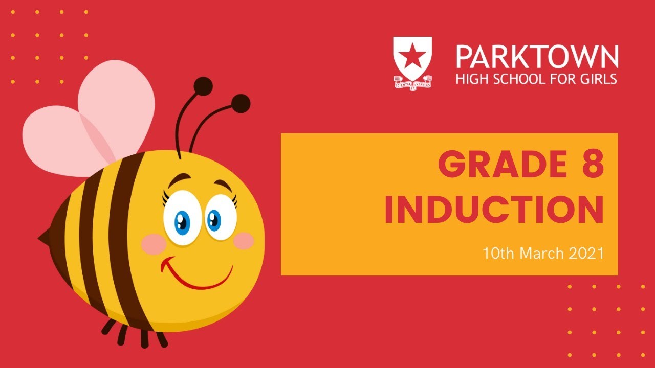 Parktown High School for Girls - Grade 8 Induction (group one) - 10th March 2021