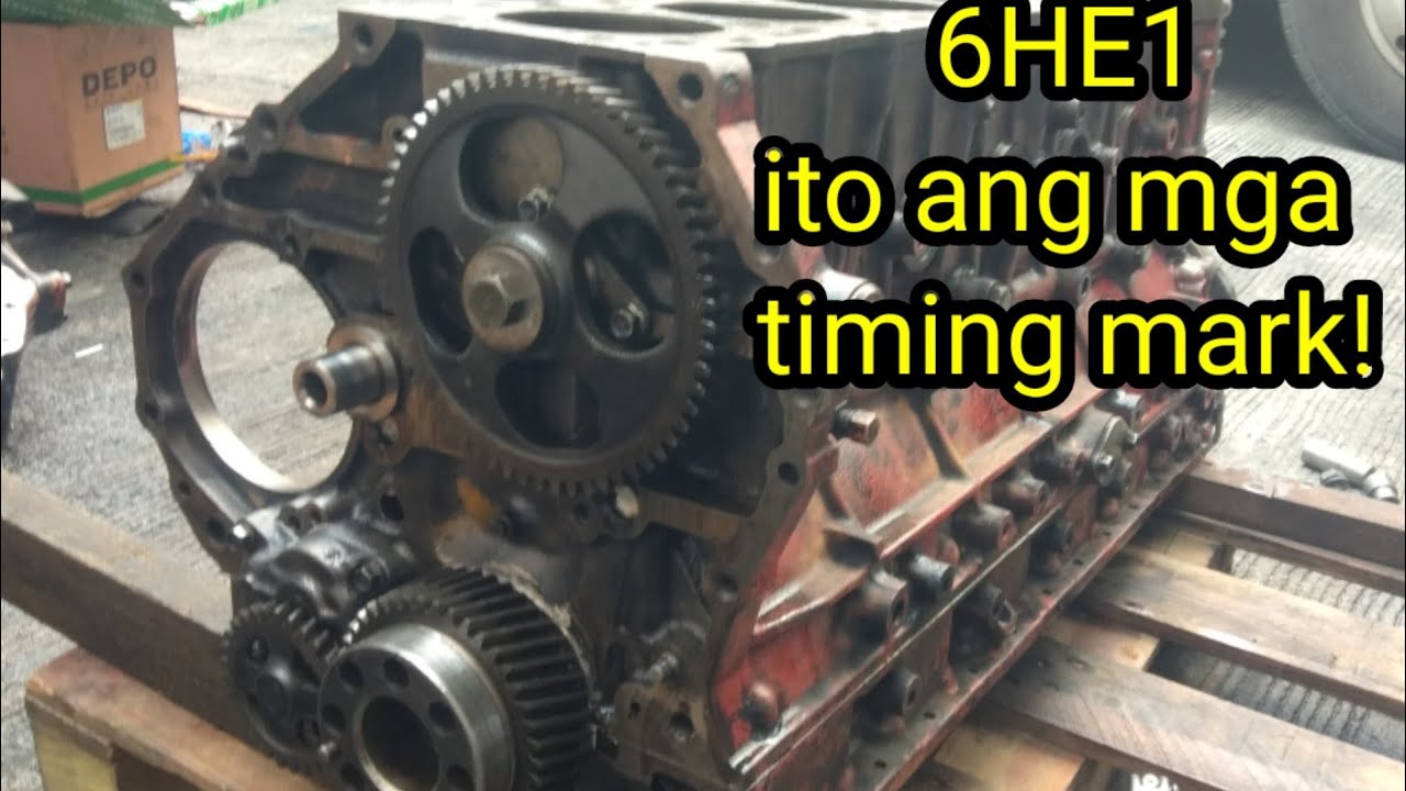 HOW TO TIMING THE  TIMING GEARS OF 6HE1? TUTORIAL