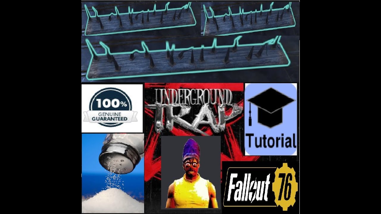 Fallout 76 Underground Falling Trap Tutorial