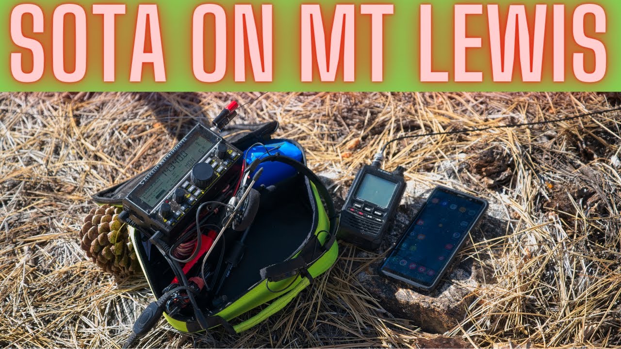 SOTA on Mt Lewis with a new Antenna and the Elecraft KX2. 4K