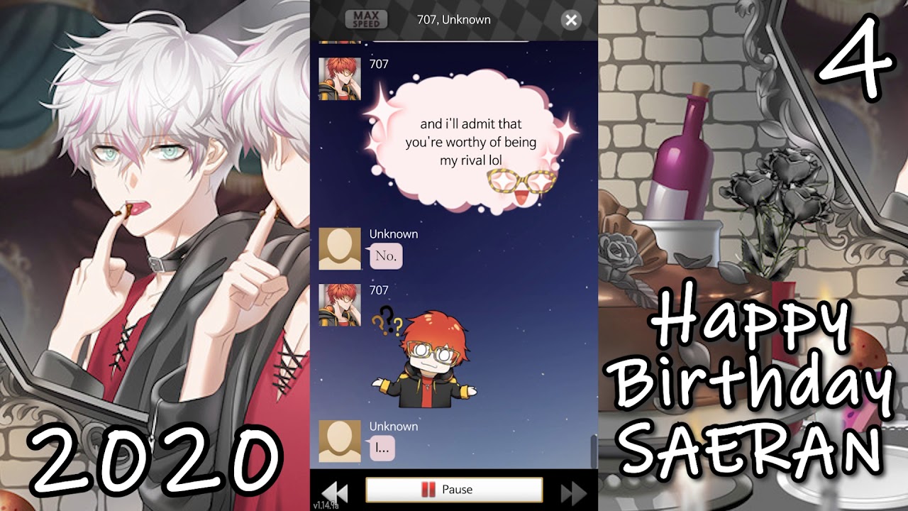 SAERAN 2020 ALL BIRTHDAY CHATS 【MYSTIC MESSENGER】