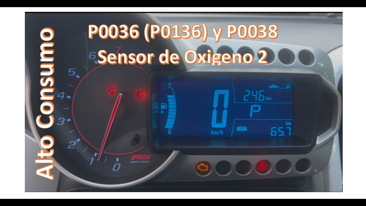 DTC P0036 y P0038 Chevrolet Sonic