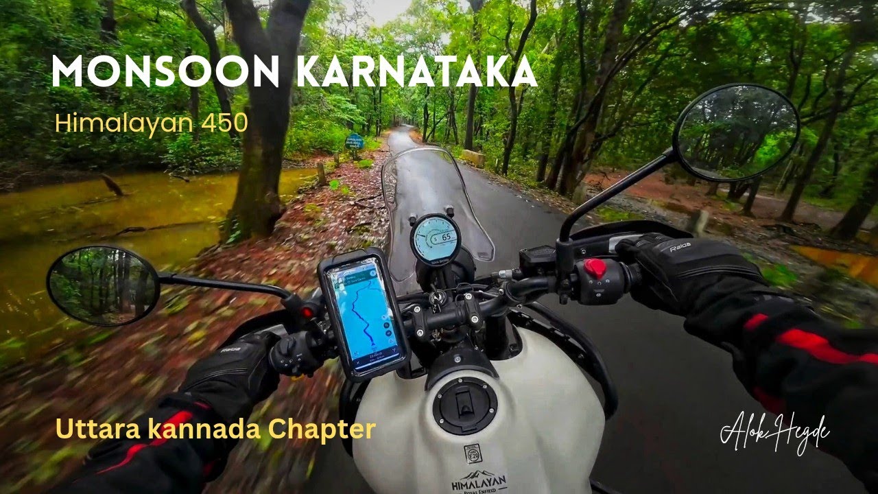 🌧️ Nature’s Heaven – Monsoon in Karnataka |Uttara Kannada Chapter |Yana Caves | Himalayan 450 | EP 1