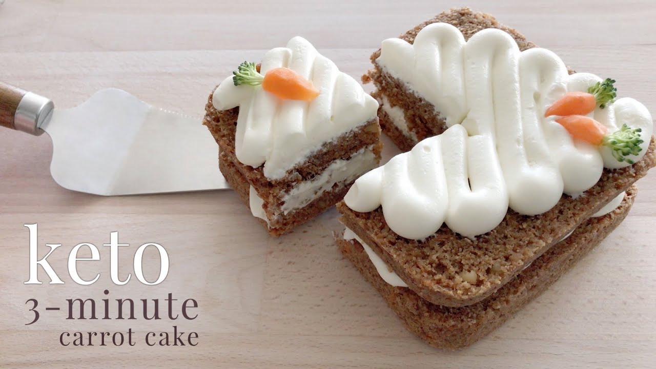 Keto 3-minute Carrot Cake